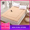 Thick warm Lamb Down Winter Warm Berber Fleece Mattress Nonslip King Size Bed Mattress Pad Cushion Floor Ground Tatimi-mat ► Photo 2/6