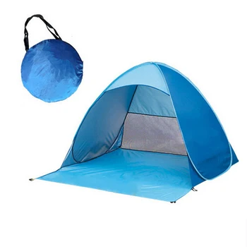 

Camping Beach Tent Pop Up Automatic Open Ultralight Tourist Fish UV Sun Protection Shade Tent Hiking Beach Tents Awning XA242G
