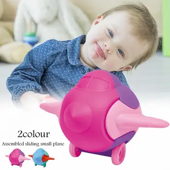 

Children 3D Wooden Airplane Puzzle Toy Baby Plastic Aircraft Toy DIY Aircraft Assembling Toy Educational Toys For Kids