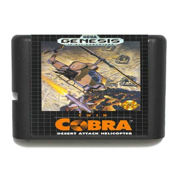 

Twin Cobra 16 bit MD Game Card For Sega Mega Drive For Genesis