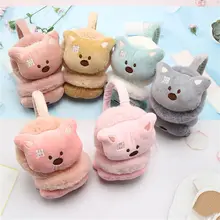 Gift Ear Cover Cartoon Bear Boy /Girl Warm  Earlap Winter  Plush Earmuffs Ear Protection For Baby Children