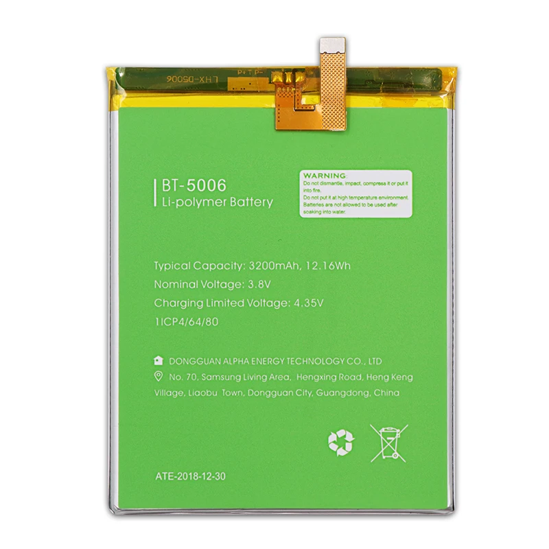 LEAGOO power 2 BT-5006 батарея для телефона LEAGOO power 2 BT-5006 3200 мАч Высокая емкость 3,85 В высокое качество сменные батареи