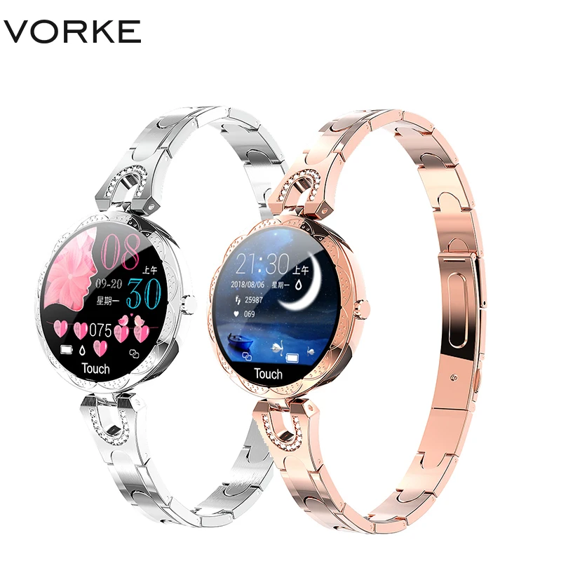 Смарт часы Vorke VM4 женские водонепроницаемые с Bluetooth|Смарт-часы| |