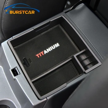 

Xburstcar for Ford Everest 2016 2017 ABS Center Console Car Armrest Storage Box Car Interior Container Box Accessories