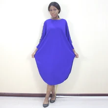 Модные дизайнерские африканские Дашики синего цвета с круглым вырезом благородные элегантные женские платья с блестками модные африканские платья Дашики для женщин