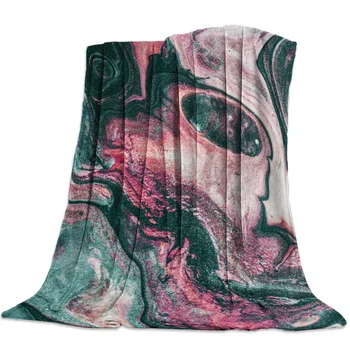 

Abstract Fluid Gradient Mask Throw Blanket Soft Comfortable Velvet Plush Blankets Warm Sofa Bed Sheets