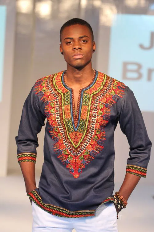 Camiseta estampada dashiki masculina, streetwear de meia