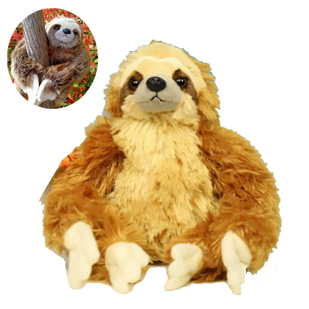 

30cm simulation sloth plush stuffed toy Cute Doll Soft Toy Stuffed Animal For Home Decor Birthday Gifts