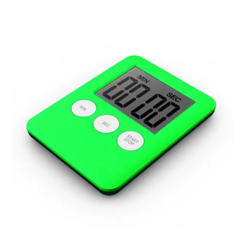 Таймер для приготовления пищи, ЖК-цифровой кухонный таймер обратного отсчета и подсчета, часы с магнитной подставкой для приготовления яиц, будильник - Цвет: G197602A