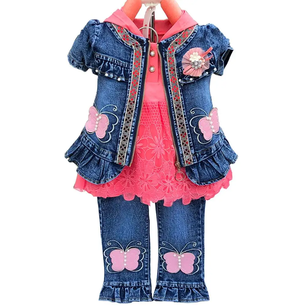 little girl denim outfits