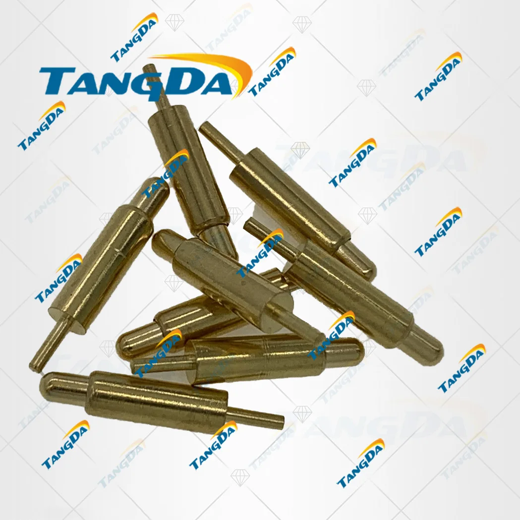 TANGDA 3 16 мм Диаметр 3*16 2A pogo штырьковый разъем 1P позолоченная пластина для