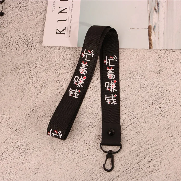 [Busy Making Money Lanyard] Phone Case DIY-in-Lanyard Rotatable Disassembly Lanyard Versatile Halter Hanging