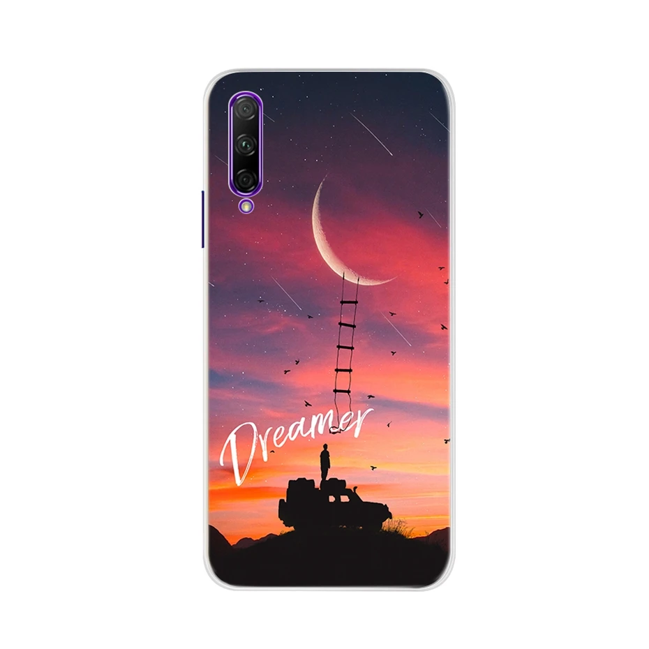 Розовый Для huawei Honor 9X чехол-накладка глобальная версия мягкий силиконовый чехол для телефона для huawei Honor 9X Premium STK-LX1 9 X Honor 9X Pro чехол s - Цвет: Розовый