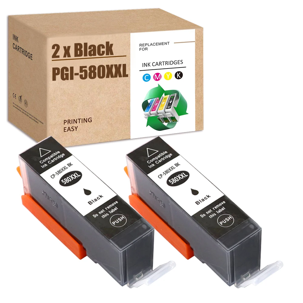 Черные чернила HS 580XXL совместимые с Canon PGI-580XXL PGBK для TR7550 TR8550 TS6150 TS6151 TS8150 TS8151 TS8152 TS9150