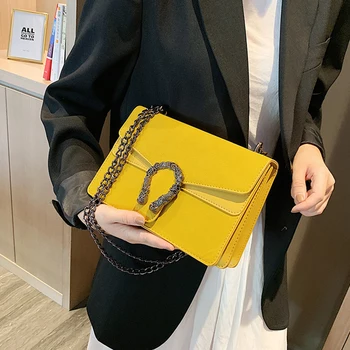 

Luxury Brand Hand Bags Crossbody Bag Women 2020 Designer Quality Chains Scrub Leather Shoulder Messenger Bag Small Clutch Party