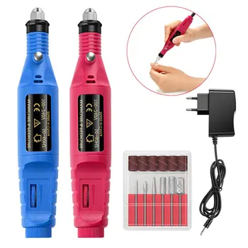 

Electric Manicure Drill Machine Nail Drill Bits Set Milling Cutter Nail Art Sanding File Gel Polish Remover Pedicure Cutters