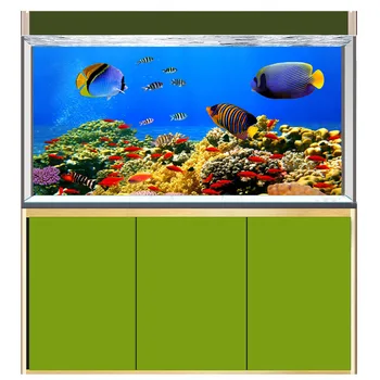 

[JQ-0008] Fish Tank Background HD Ocean Series Aquarium Sticker Mural Decoration Painting Pattern Size Can Be Customized