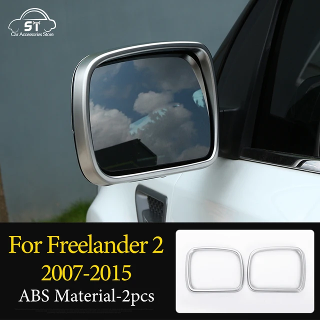 Car Steering Wheel,AC Vent Outlet Knob,Door Handle,Cover Trim,ABS Chrome,For LandRover Freelander 2 2007-2015 Interior Accessory 23