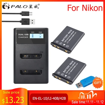 

PAL1800mAh EN-EL-10/LI-40B/42B Li-ion digital Camera Battery 3.7V LI-ION For Nikon S220 S225 S3000 S5100 S4000 S520 etc.