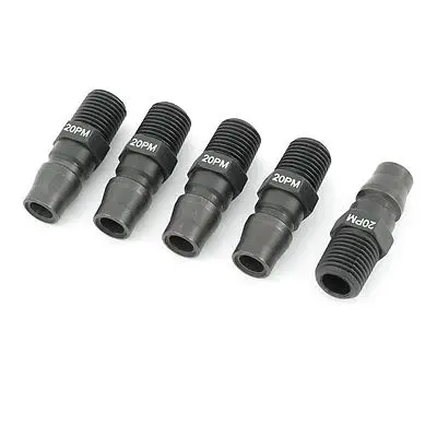 

5 Pcs 1/4PT Thread Pneumatic Pipe Coupling Quick Coupler Connector 20PM