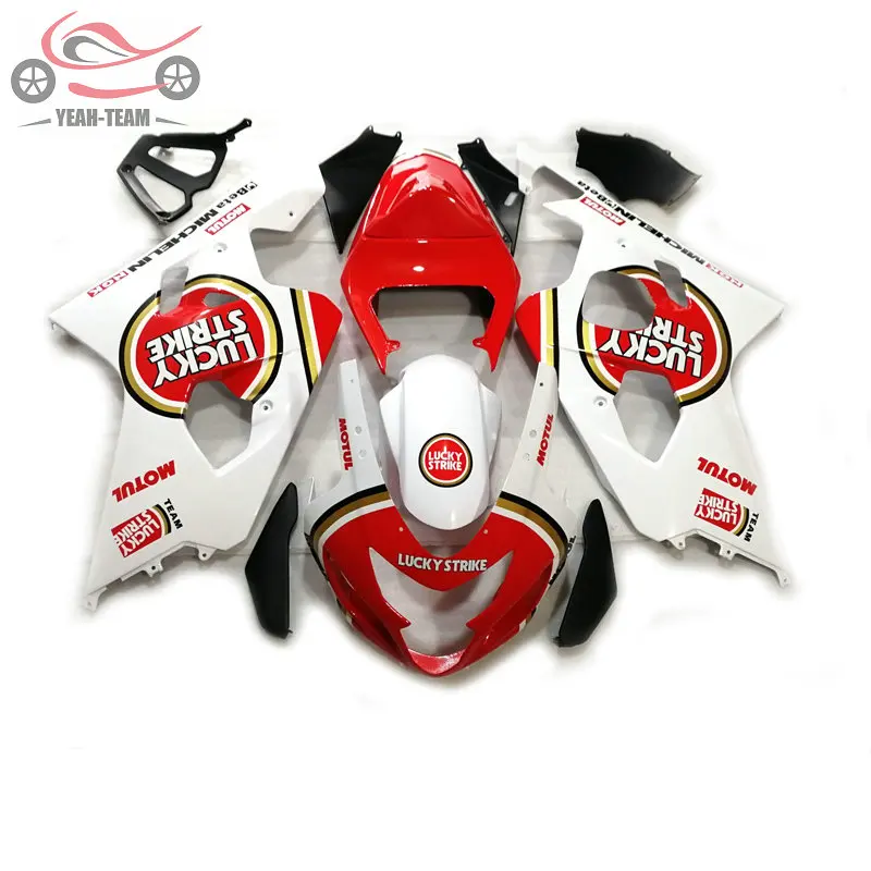 Высококачественный китайский обтекатель набор для Suzuki K4 GSXR600/750 2004 2005 04 05 GSXR 600 750 red