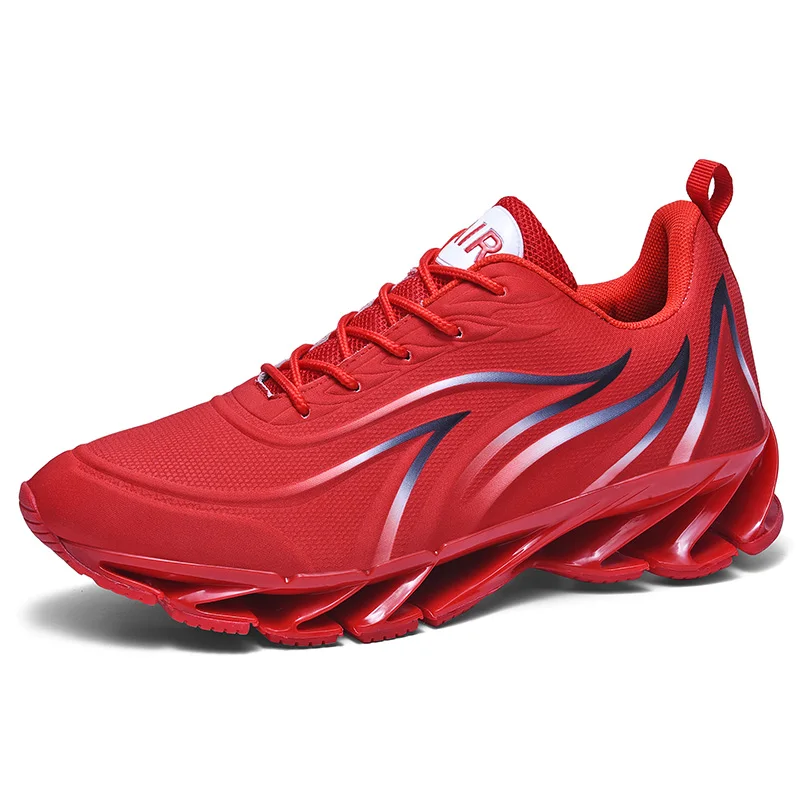 Лезвие спортивная обувь для мужчин дышащие сетчатые носки кроссовки противоскользящая амортизирующая подошва Спортивная обувь для тренировок zapatillas - Цвет: 2109Red