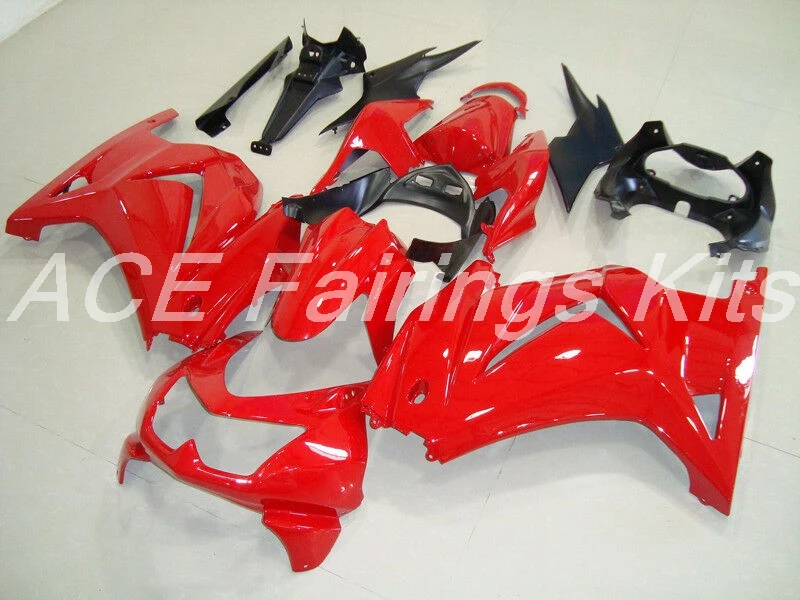 ABS обтекатель комплект для Kawasaki Ninja250 EX250 ZXR250 2008- 08 09 10 11 12 13 14 мотоцикл Обтекатели(литья под давлением) красный