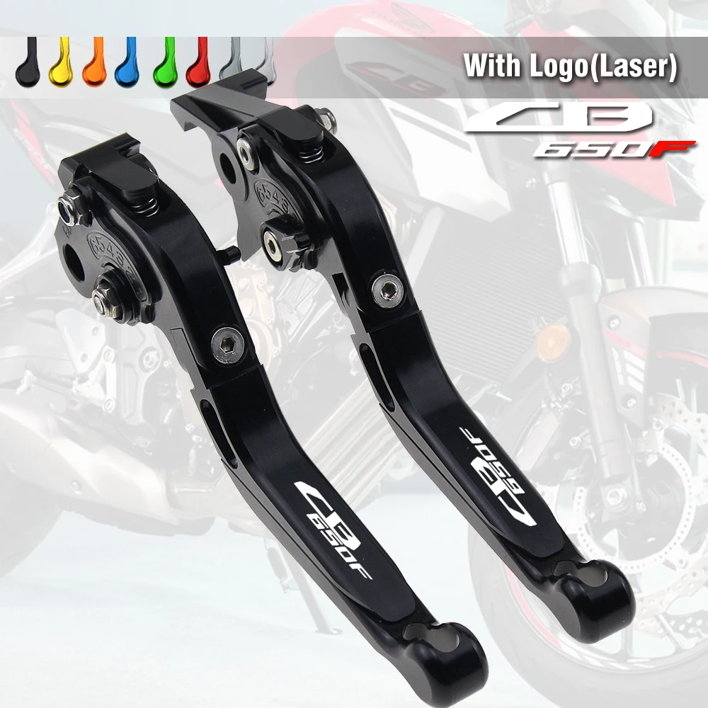 

1 Пара регулируемых рычагов тормоза сцепления CNC для Honda CBR650F CB650F CBR 650 F CB 650F 2014 2015 2016 2017 2018 ручка