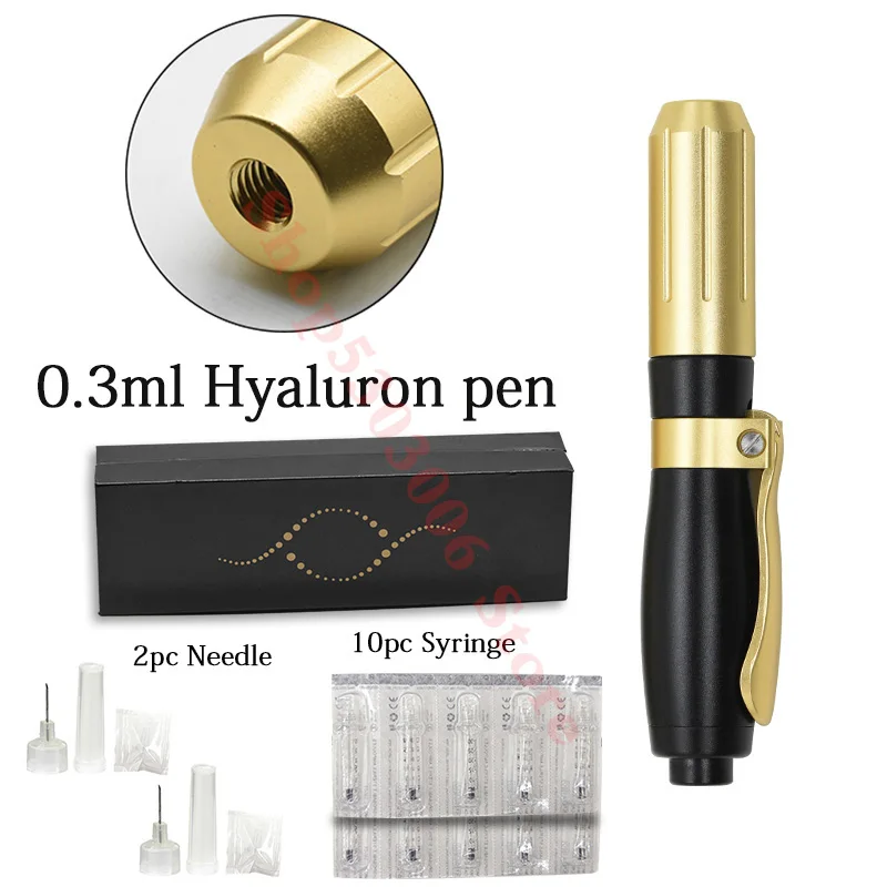 0,5 мл 0,3 мл гиалуроновая ручка распылитель гиалуроновой кислоты ручка для инъекций губ пистолет для удаления морщин лифтинг губ наполнитель инжектор неинвазивный - Номер модели: 0.3ml pen set 2x10