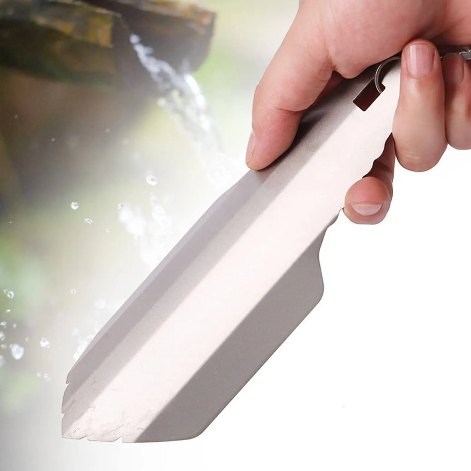 Lightweight Mini Shovels Durable Pure Titanium Ultralight Camping