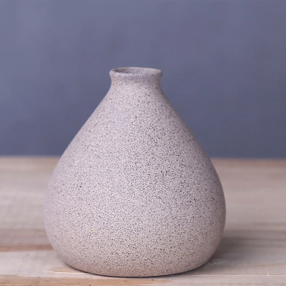 Creative Ceramic Flowers Vase Home Decor Plant Pot Modern Nordic Style Vase Decoration Art Retro Home Garden Craft Ornaments 12