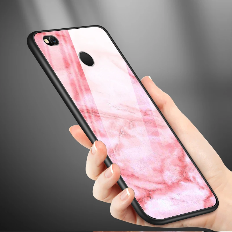 Роскошный чехол для телефона для Xiaomi 5X6X8 9 SE A1 A2 облегченное закаленное стекло чехол для Redmi Note 4x 5A 6 7 рro рrime Жесткий Бампер ракушками