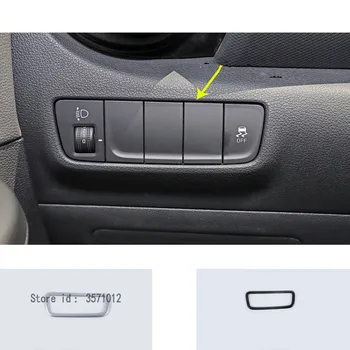 

Car Stick Body Cover Front Head Fog Light Switch Trim Frame Lamp Parts 1pcs For Hyundai Kona Encino Kauai 2017 2018 2019 2020