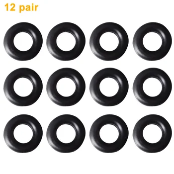 

12 Pairs Round Reusable Anti Slip Eyeglasses Elastic Sport Eyewear Silicone Grips Glasses Ear Hooks Temple Tip Universal Mini