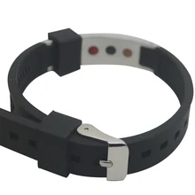 2 шт./лот, 2000-2500 ионов, Белый силиконовый браслет из нержавеющей стали, 4 в 1, био диапазоны мощности, энергетический баланс, браслет