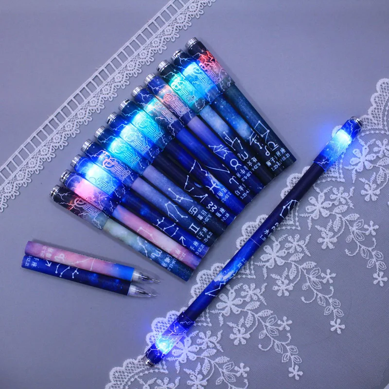 

Magnetic Spin Pen with Led Light Magnet Folding Pen Spinning Toy Pen