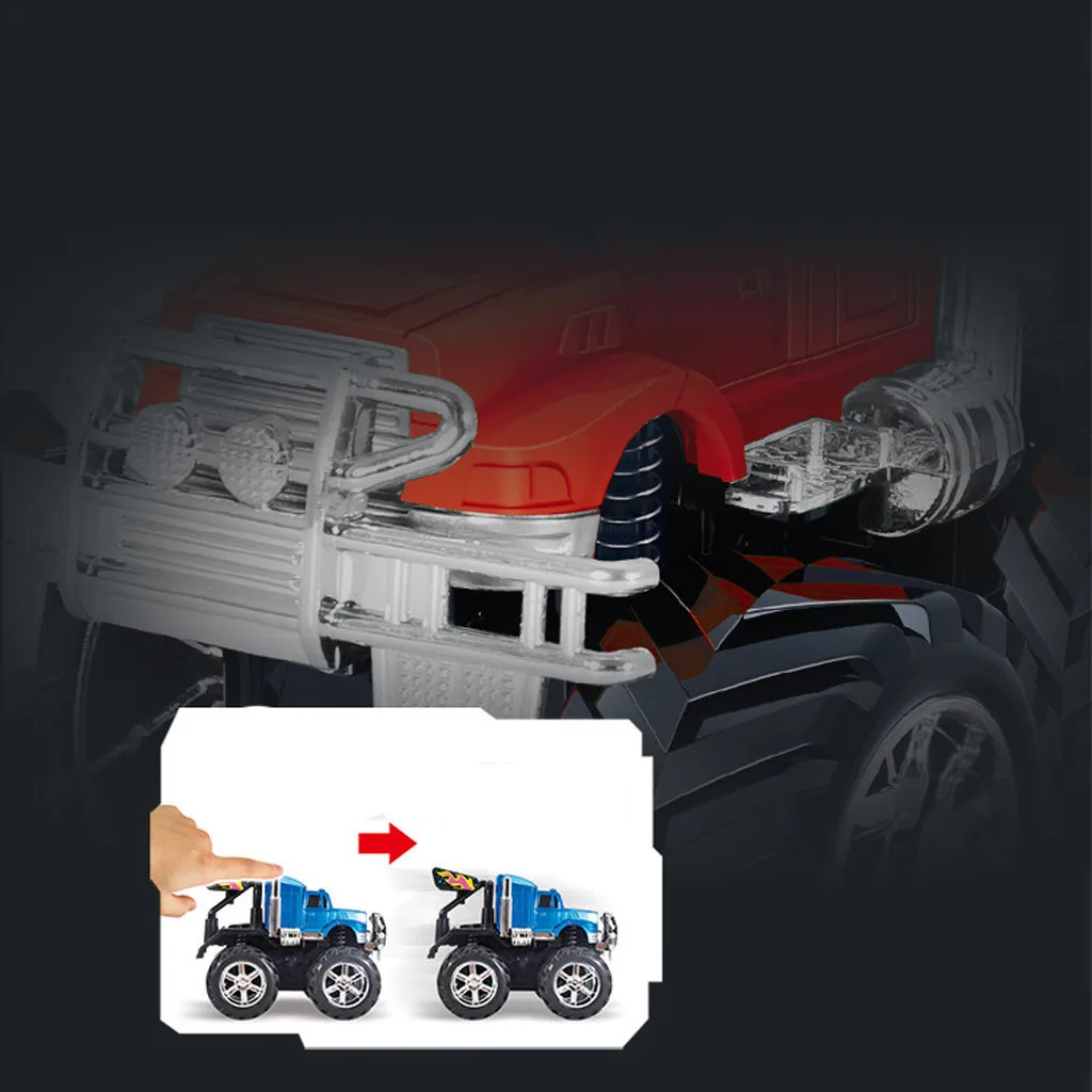 Inertia Four-Wheel Drive Off-Road Vehicle Mini Construction Vehicle Simulation Model Toy Baby Car Gifts #B