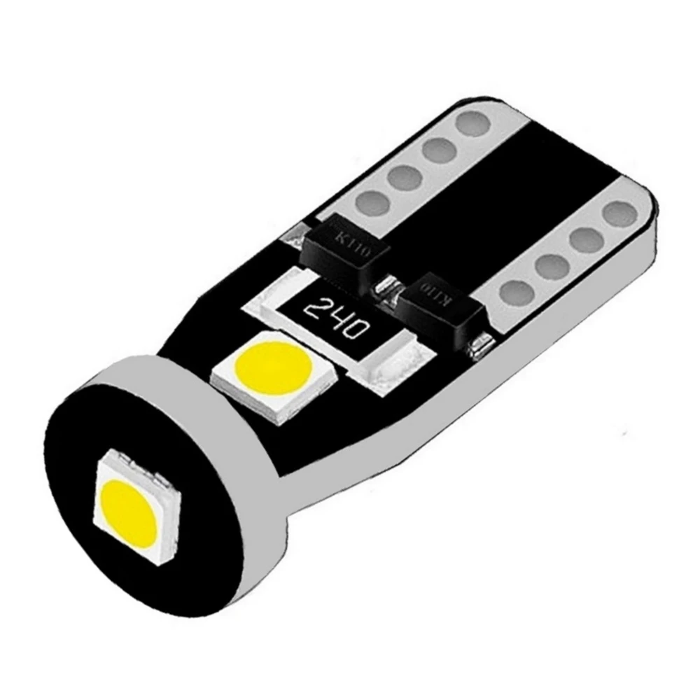 10 шт. T10 W5W 501 WY5W Клин 3 SMD 3030 светодиодный светильник для парковки автомобиля авто лампа бокового указателя поворота интерьерные купольные лампы для чтения красный желтый белый