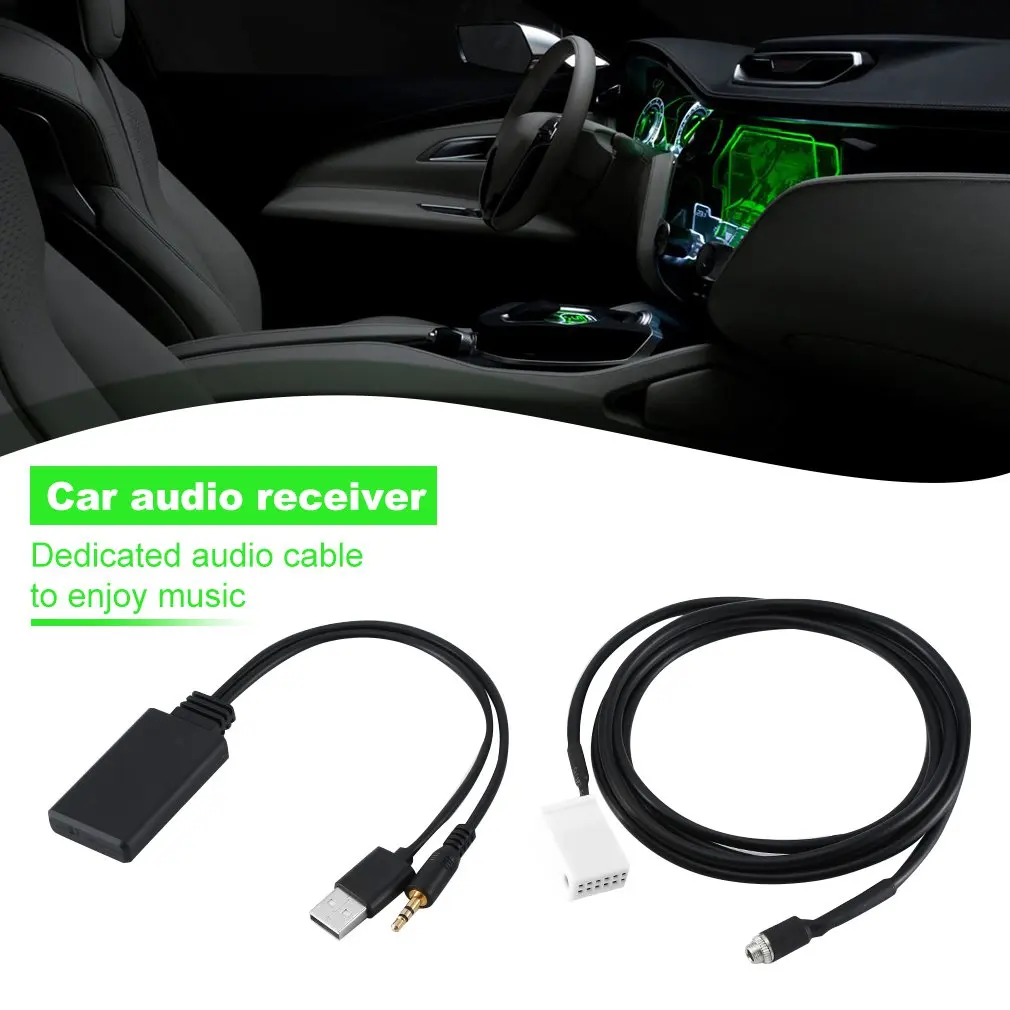 RD4 автомобильное радио беспроводной Bluetooth USB AUX приемник RD4 стерео аудио кабель адаптер для peugeot 307 308 407 4007