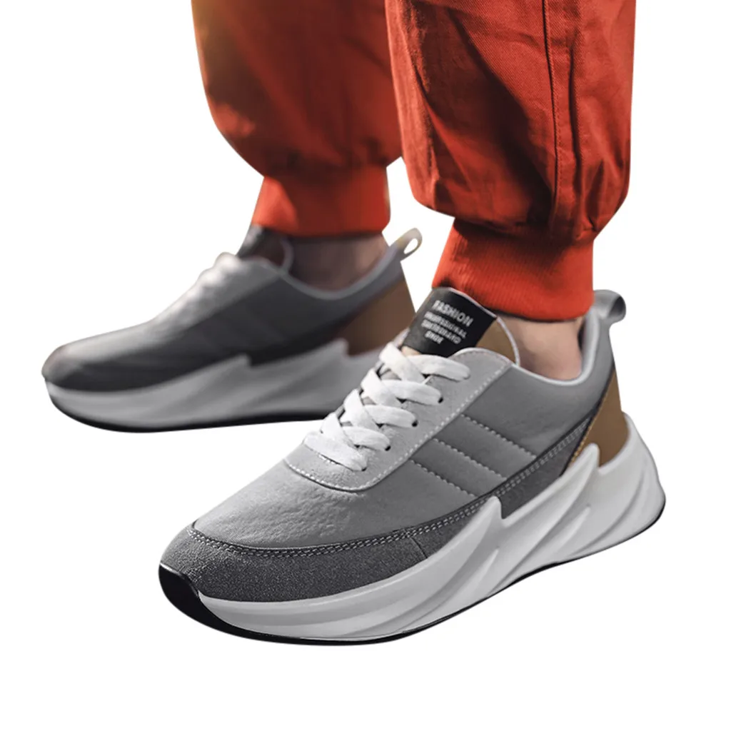 

SAGACE Sneakers Men's Summer Outdoor Casual Lace-Up Sports Shoes Wear-Resistant Comfortable Mesh Breathable Soft Run Shoes X1228