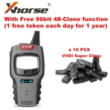 Xhorse vvdi mini ferramenta chave versão global remoto programador chave com 10 pces vvdi super chip