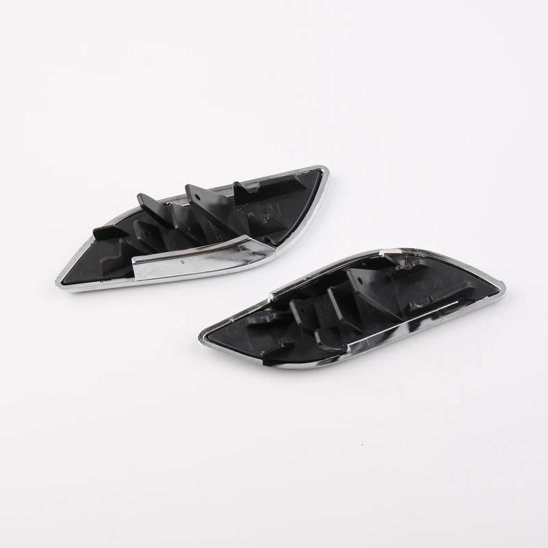 Benekar Front Headlight Water Spray Nozzle Cover Chrome Headlamp Washer Nozzle Cap for Skoda Superb 2009-2013 car headlight washer nozzle cover