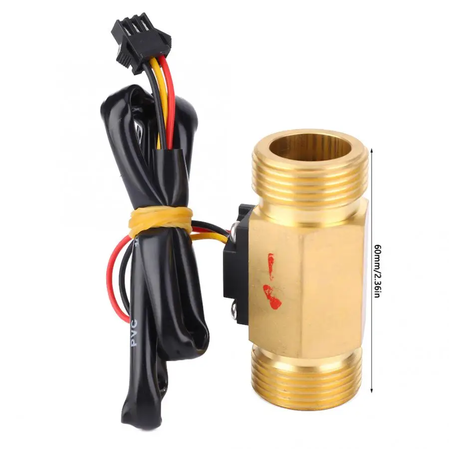 Датчик расхода G3/4in расходомер с эффектом Холла Male-Male Thread 1~ 30L/Минимальный расход датчик уровня жидкости