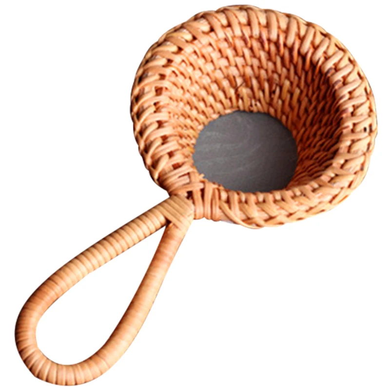 Vietnamese Handmade Long Handle Rattan Tea Leaf Tea Filter Tea Road Zero with Tea Filter Tea Accessories Filter