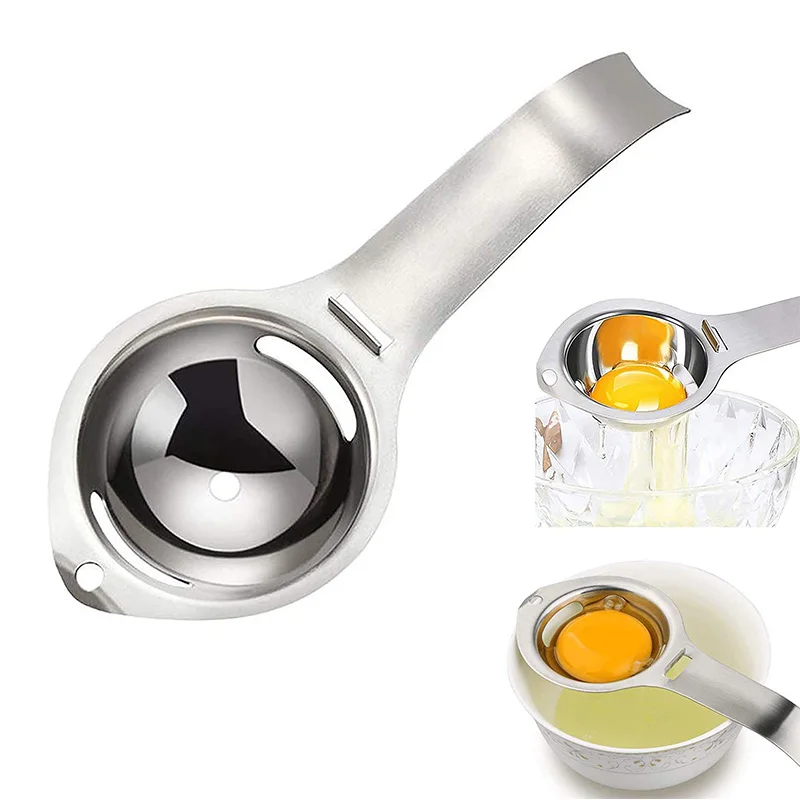Kitchen Egg Strainer Egg Yolk Separator Spoon Filter Baking Tool
