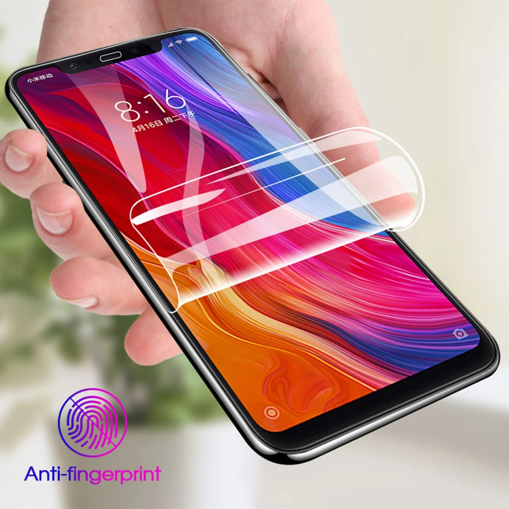Idrogel Pellicola Per Xiaomi Mi 9 Se 8 Pieno Cove Per Mi 8 Protezione Dello Schermo Di Luce Su Xiaomi Mi 9 9T 8 Lite A2 A1 Pocophone F1 F2 Pro