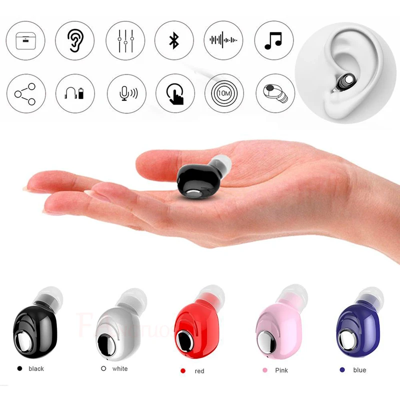 FANGTUOSI мини беспроводные Bluetooth наушники V5.0 стерео наушники-вкладыши с микрофоном спортивные наушники для бега наушники для Android IOS