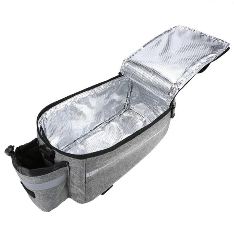 10L Large Space Bicycle Bag Bicycle Rear Rack Insulation Cooler Pack MTB Bike Seat Storage Shoulder Bag Folding Shelf Package