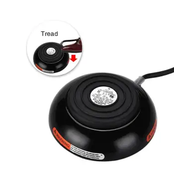 

Black Round Comet Stainless Steel Tattoo Motor Foot Pedal Tattoo Guns Power Supply Switch Tattoo Machine Accessories New