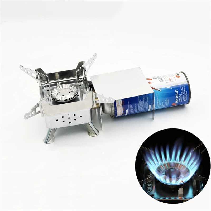 Portable Gas Camping Stove Outdoor Windproof Mini Cassette Insulation Burner